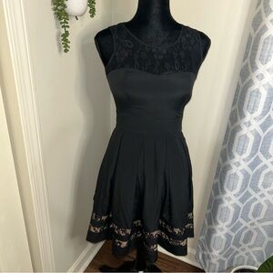 Guess Los Angeles Black Lace Cocktail Dress